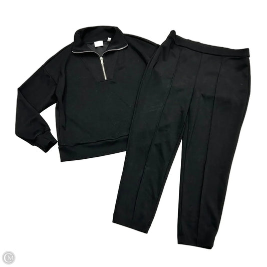 Pants Set 2pc By Elie Tahari In Black, Size: L