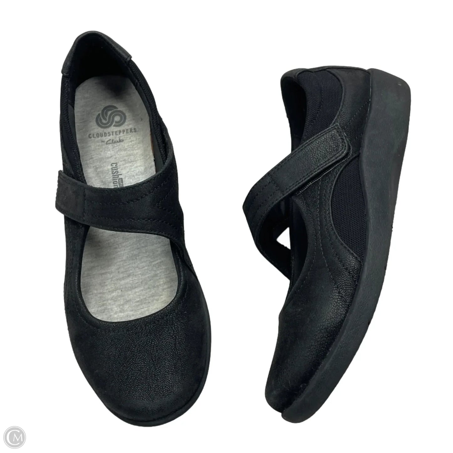 Shoes Flats By Clarks In Black, Size: 7