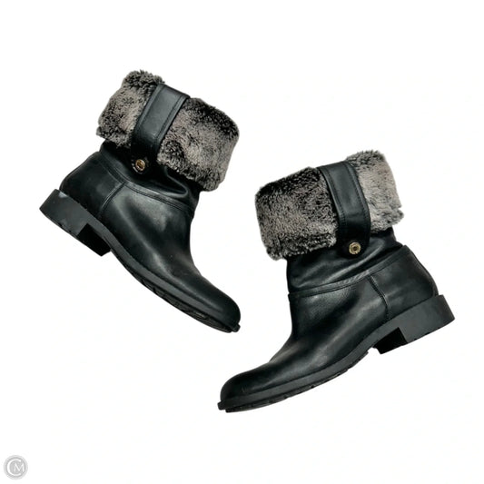 Boots Ankle Flats By Cole-haan In Black, Size: 9.5