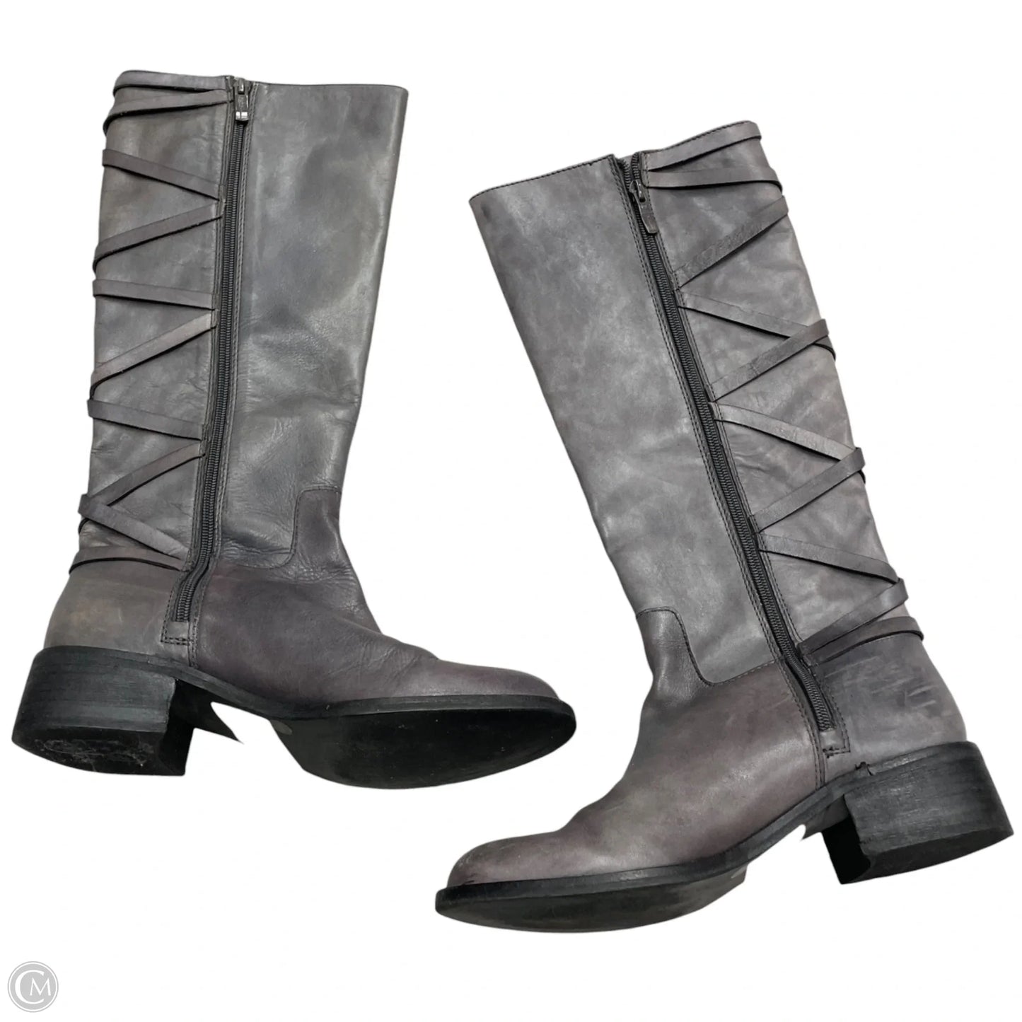 Boots Knee Flats By Bcbgeneration In Grey, Size: 7.5