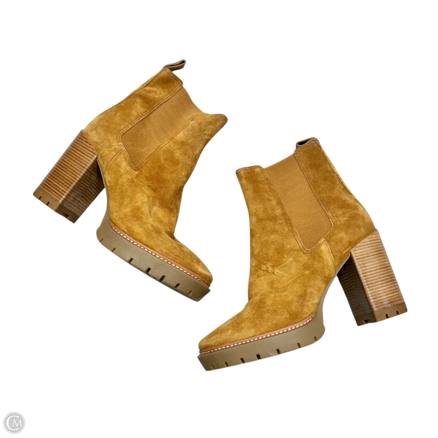 Boots Designer By Tory Burch In Tan, Size: 9