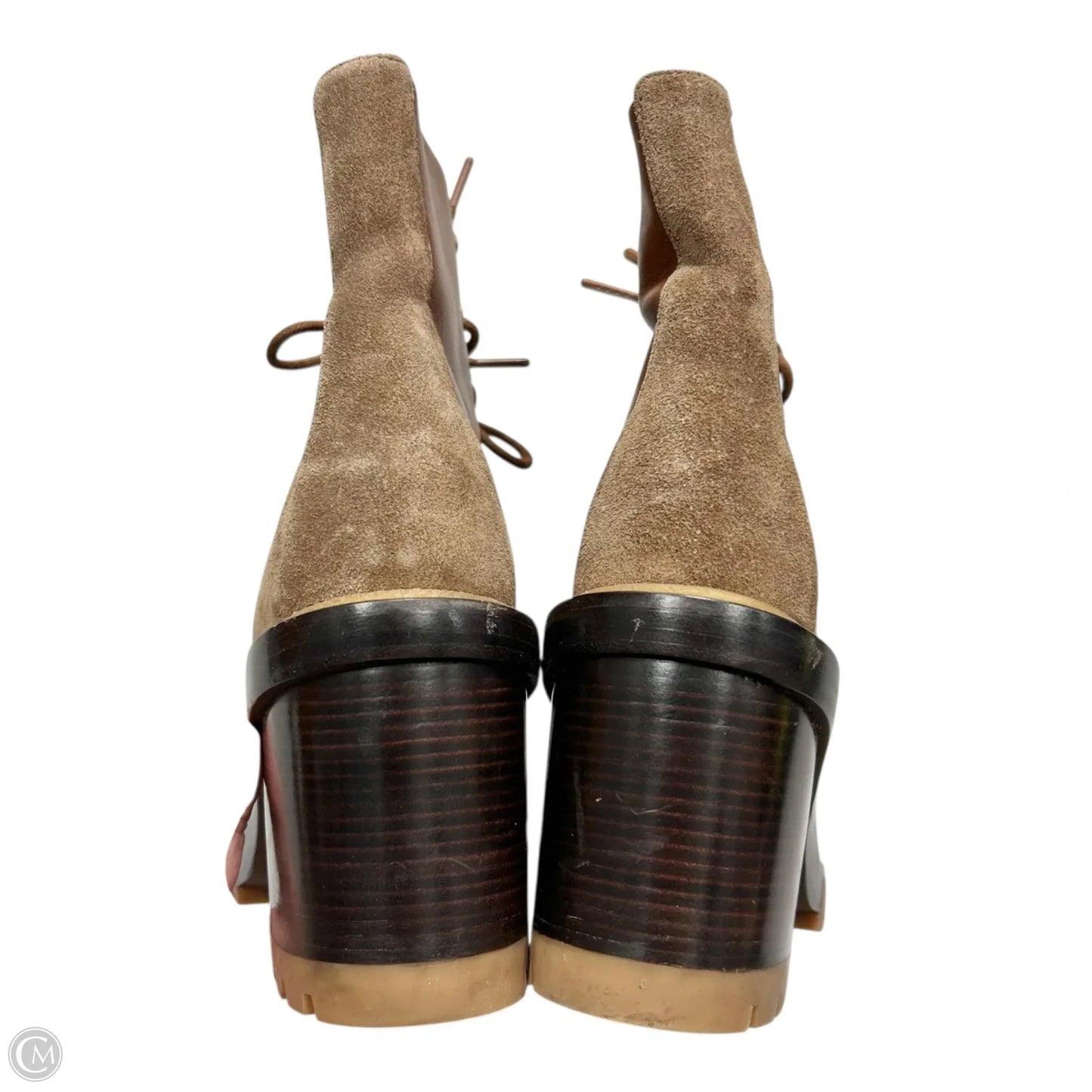 Boots Designer By Tory Burch In Tan, Size: 9