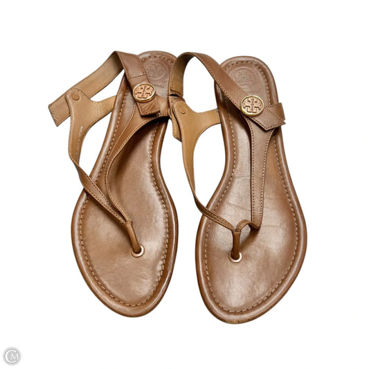 Sandals Designer By Tory Burch In Tan, Size: 9.5