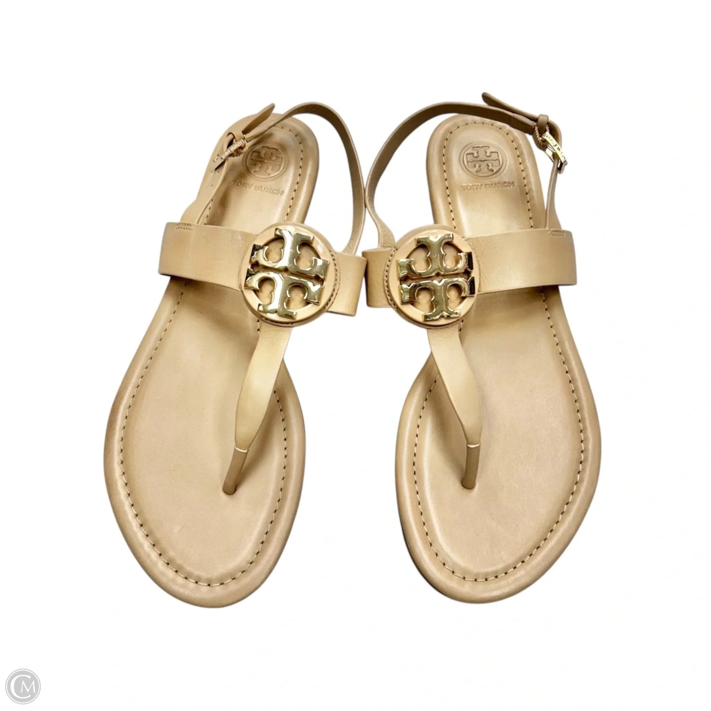 Sandals Designer By Tory Burch In Tan, Size: 9