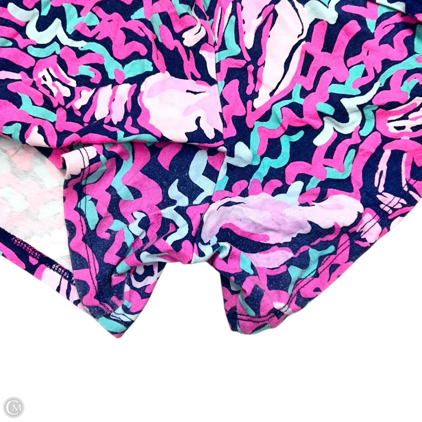 Romper Designer By Lilly Pulitzer In Pink & Purple, Size: Xl