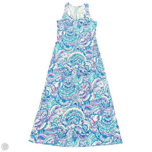Dress Designer By Lilly Pulitzer In Blue & Purple, Size: L