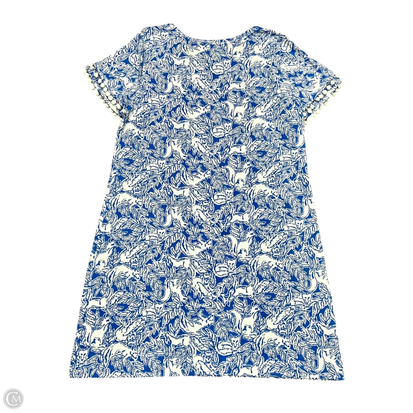 Dress Designer By Lilly Pulitzer In Blue & White, Size: Xl