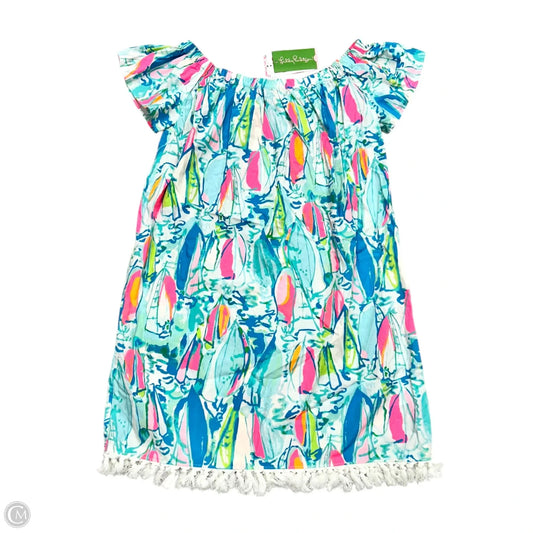 Dress Designer By Lilly Pulitzer In Nautical Print, Size: M