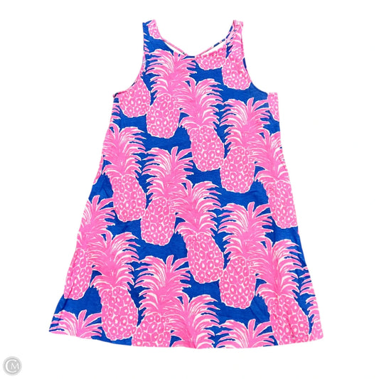 Dress Designer By Lilly Pulitzer In Blue & Pink, Size: L