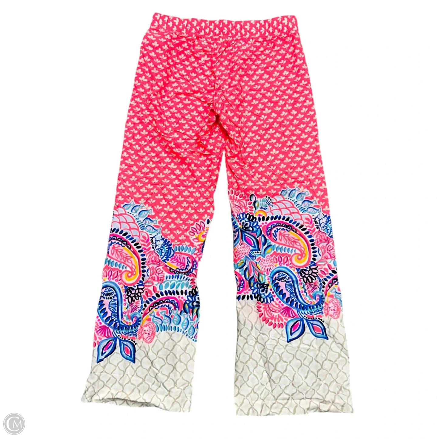 Pants Designer By Lilly Pulitzer In Pink & Tan, Size: M