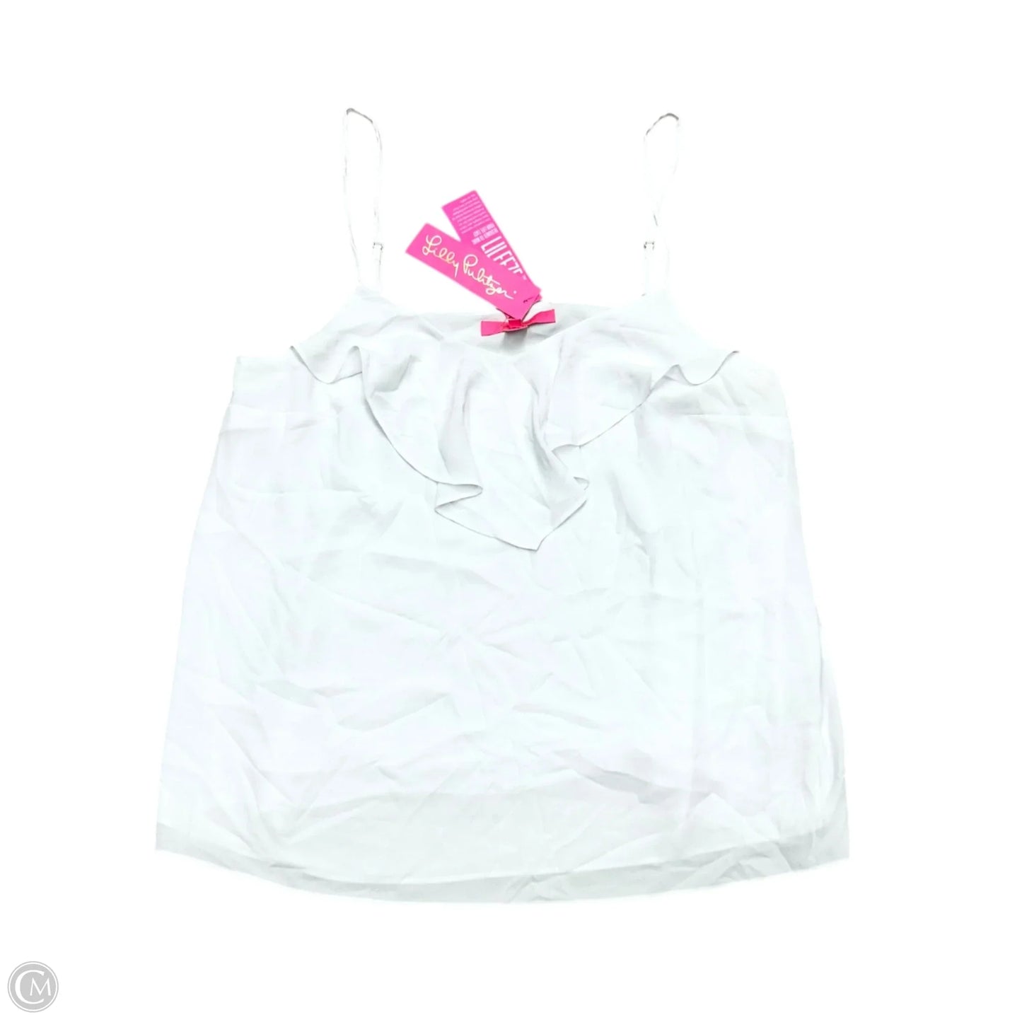 Tank Top Designer By Lilly Pulitzer In White, Size: L