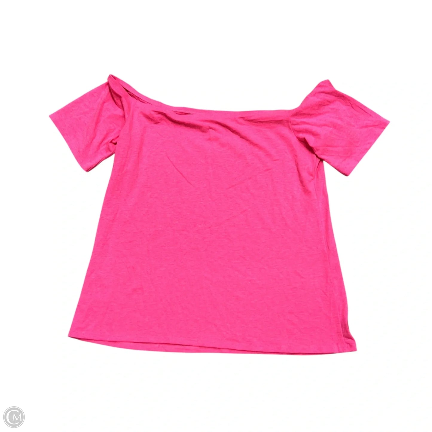 Top Short Sleeve Designer By Lilly Pulitzer In Pink, Size: L