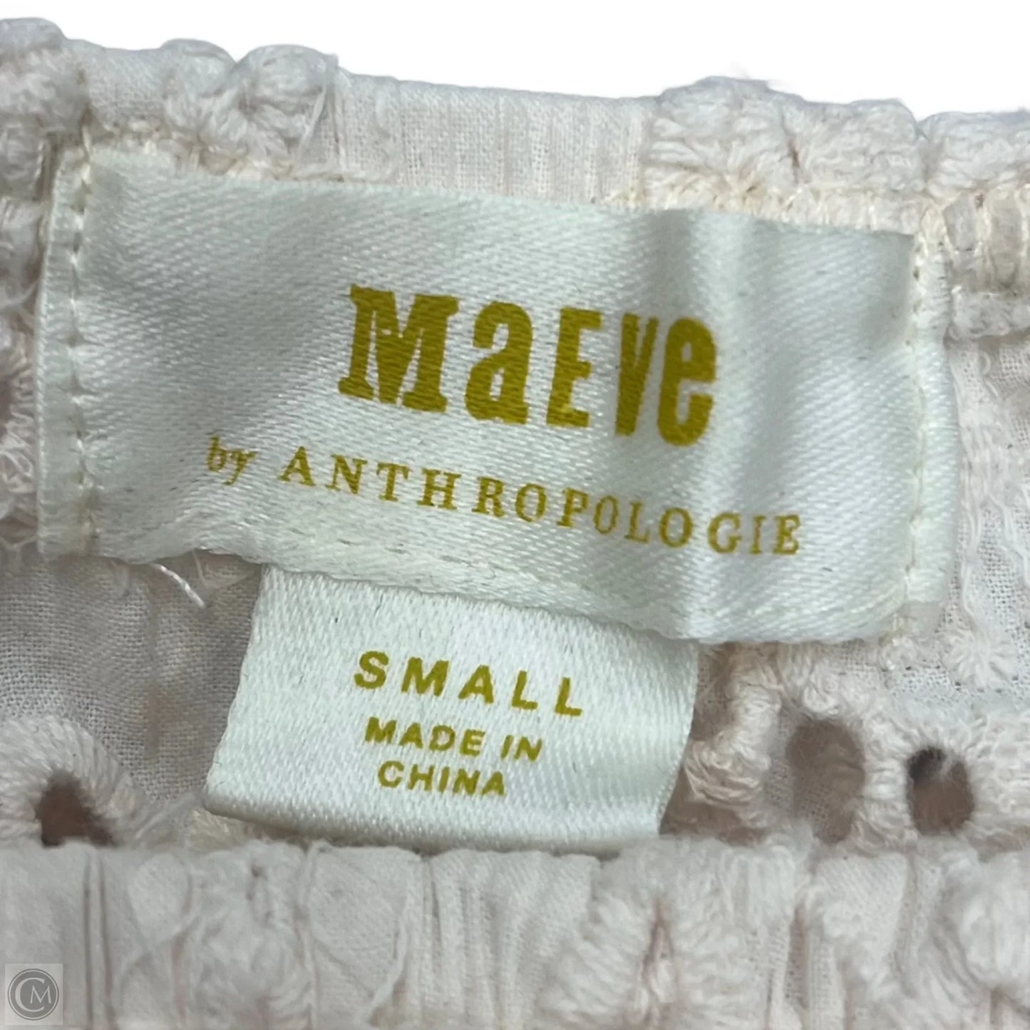 Dress Casual Short By Maeve In Cream, Size: S