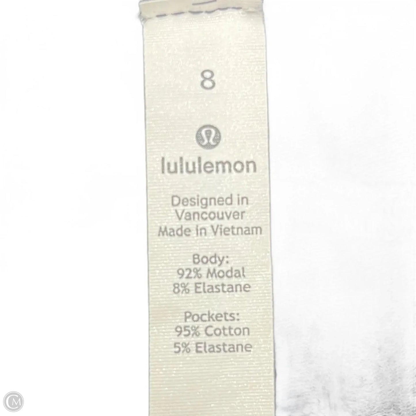 Athletic Shorts By Lululemon In Black, Size: 8