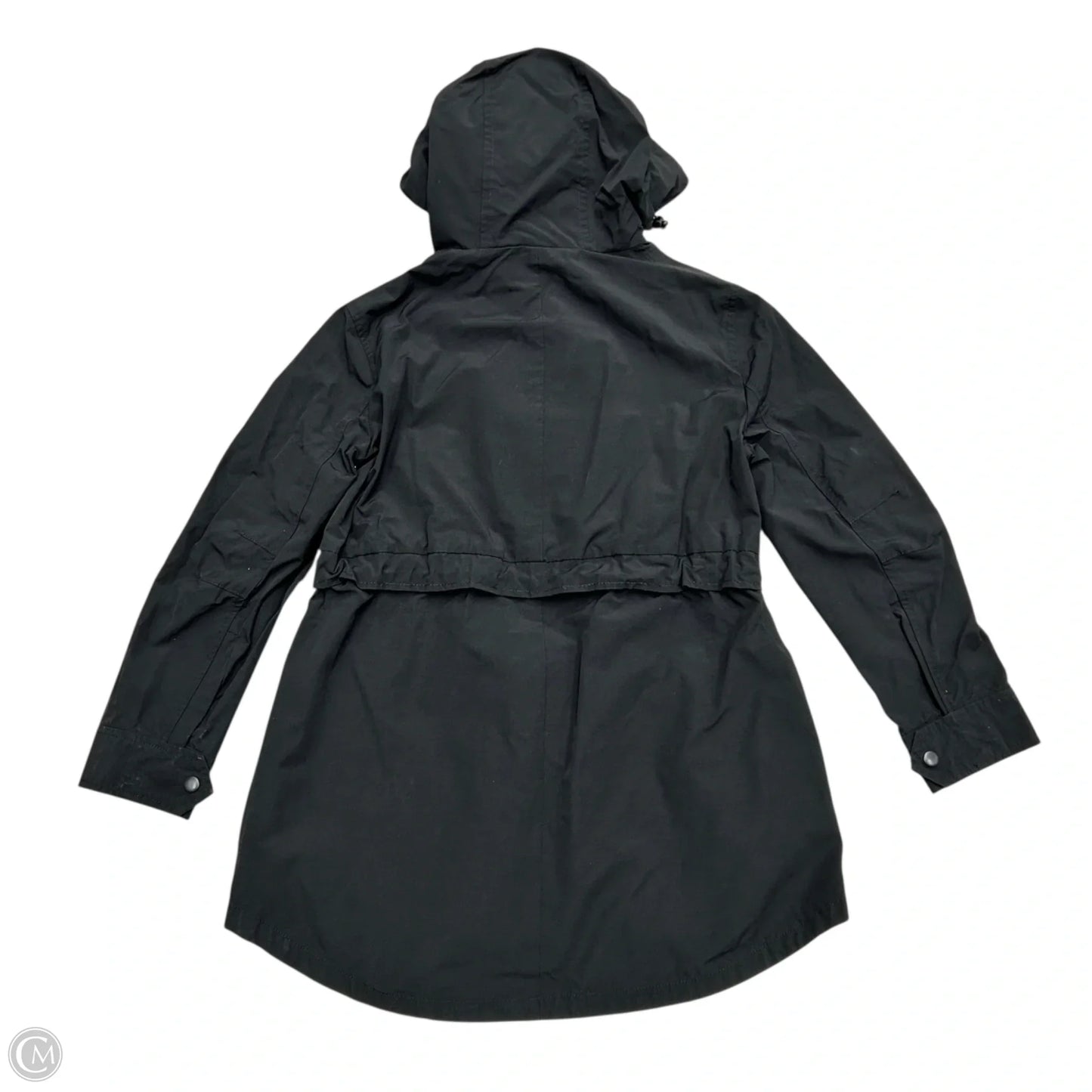 Coat Raincoat By J. Crew In Black, Size: Xs