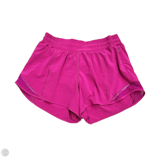Athletic Shorts By Lululemon In Pink, Size: St
