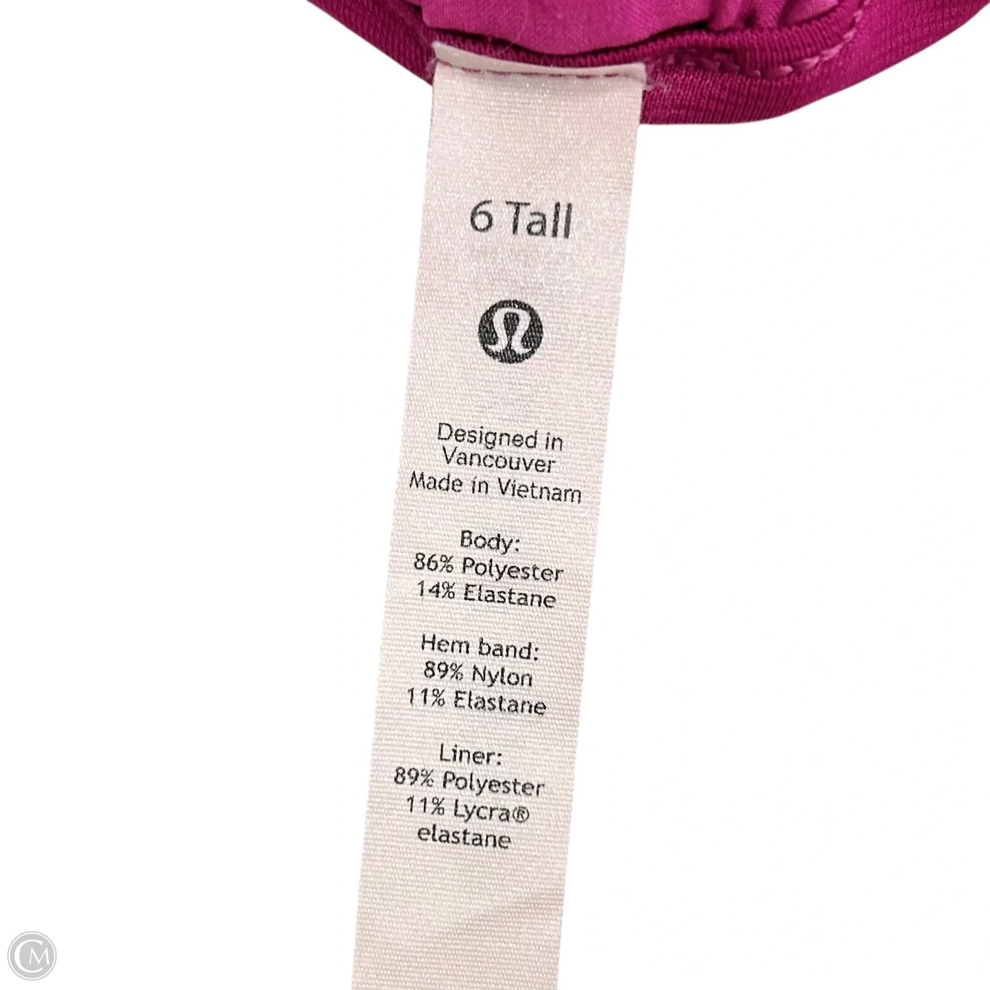 Athletic Shorts By Lululemon In Pink, Size: St