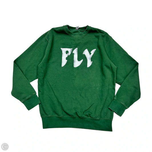 Sweatshirt Crewneck By Cotton Heritage In Green, Size: M