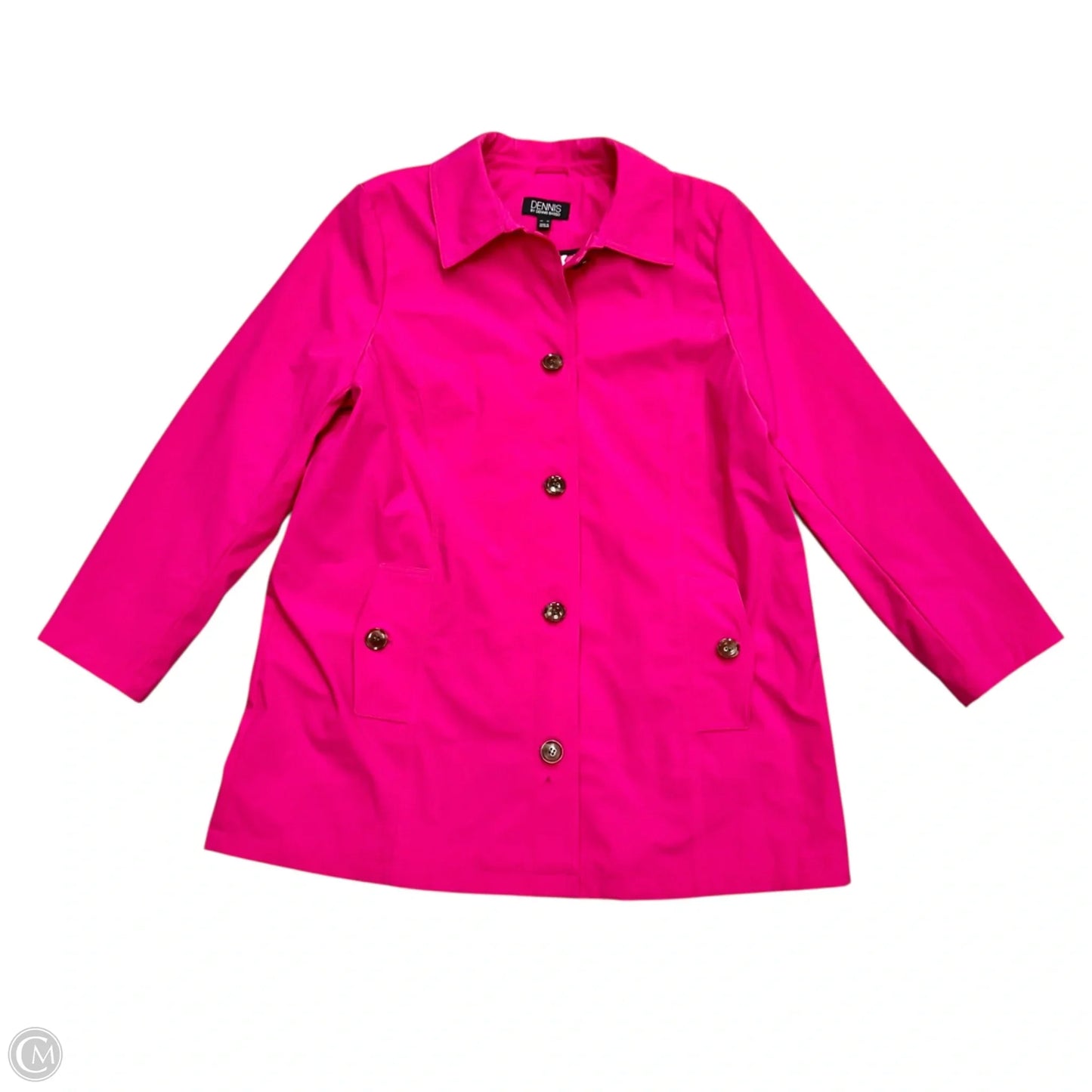 Jacket Other By Dennis Basso Qvc In Pink, Size: Xl