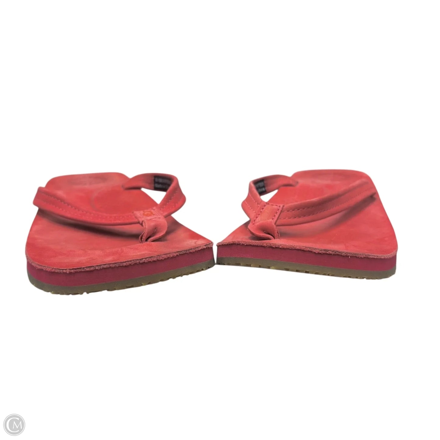 Sandals Designer By Ugg In Red, Size: 7