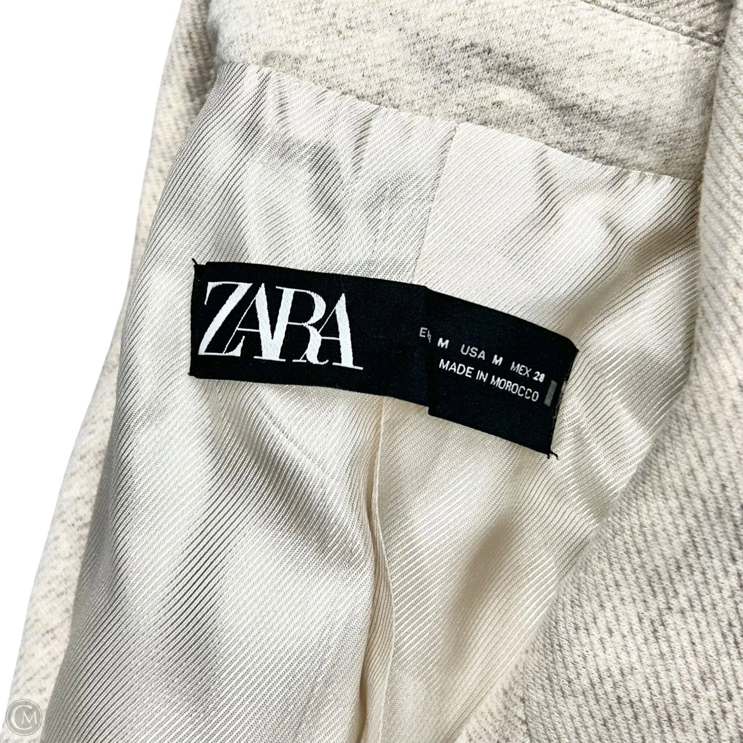 Jacket Other By Zara In Cream, Size: M