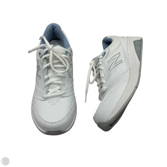 Shoes Athletic By New Balance In Blue & White, Size: 7.5