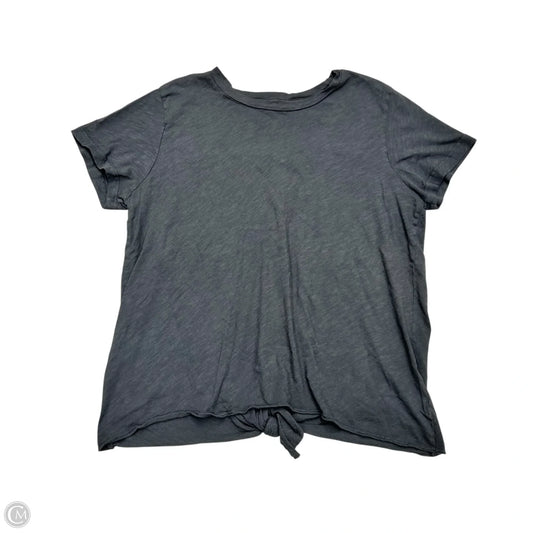 Top Short Sleeve Basic By Sundry In Grey, Size: L