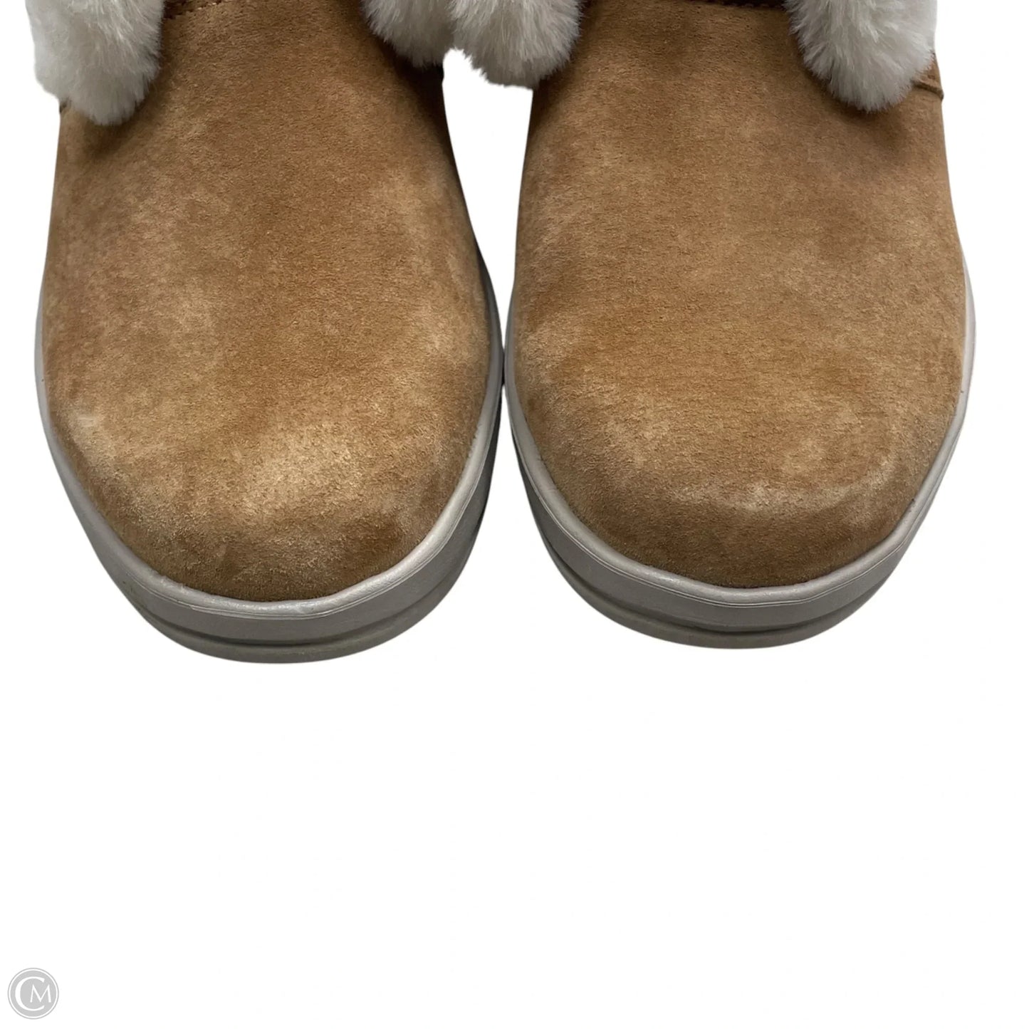 Boots Ankle Heels By Skechers In Tan, Size: 7.5