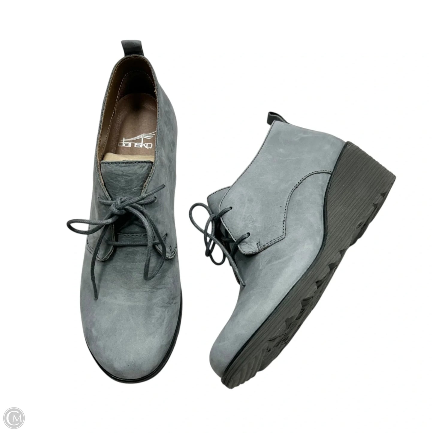 Boots Ankle Heels By Dansko In Grey, Size: 7.5