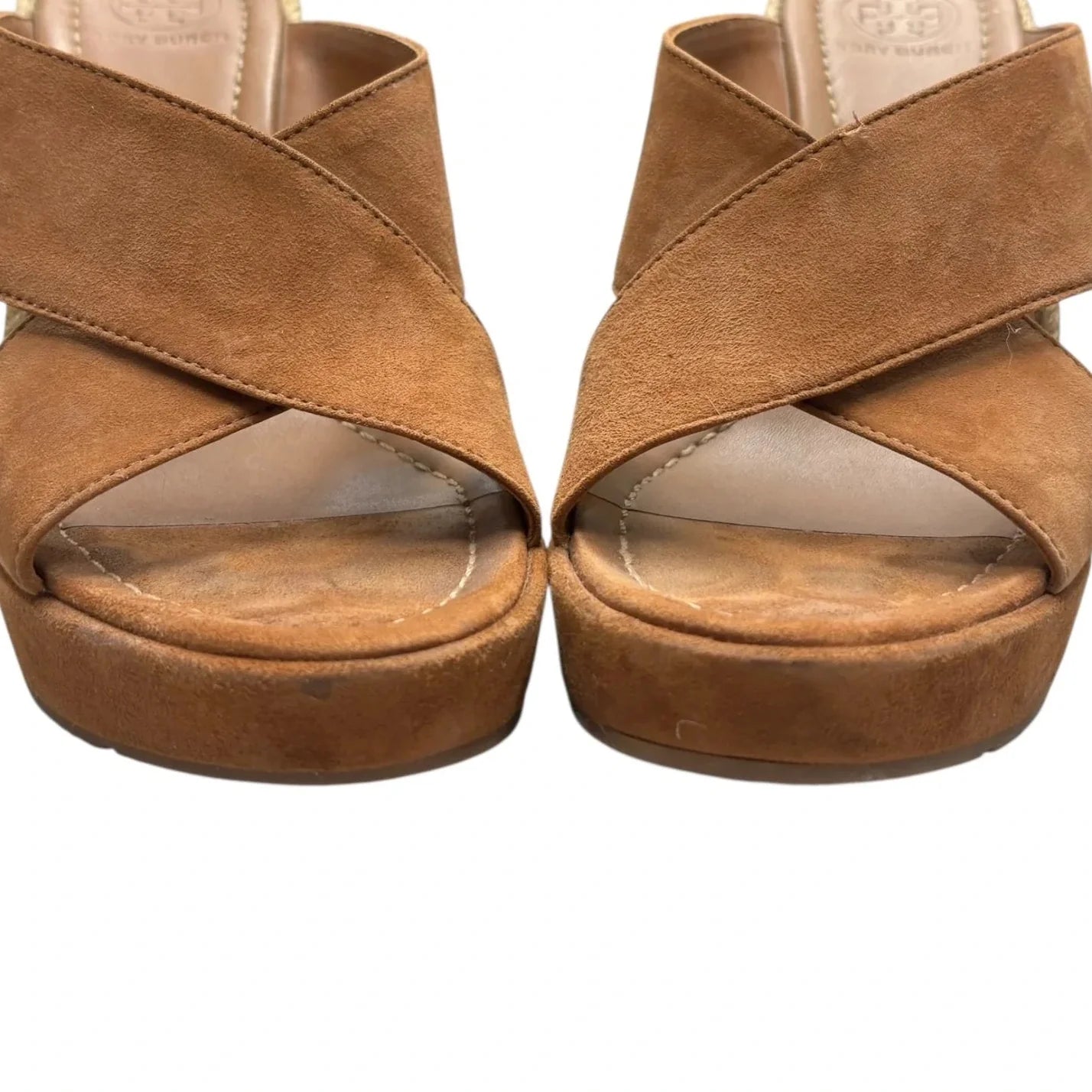 Sandals Designer By Tory Burch In Tan, Size: 8