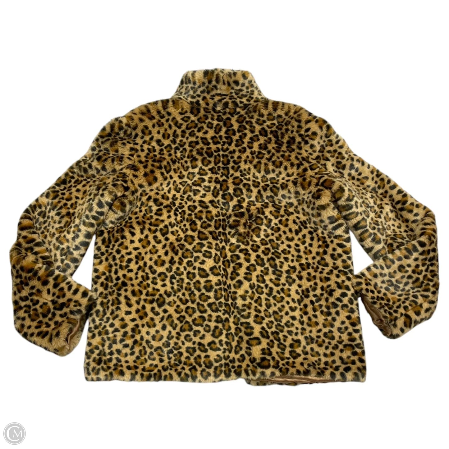 Coat Faux Fur & Sherpa By French Connection In Leopard Print, Size: S