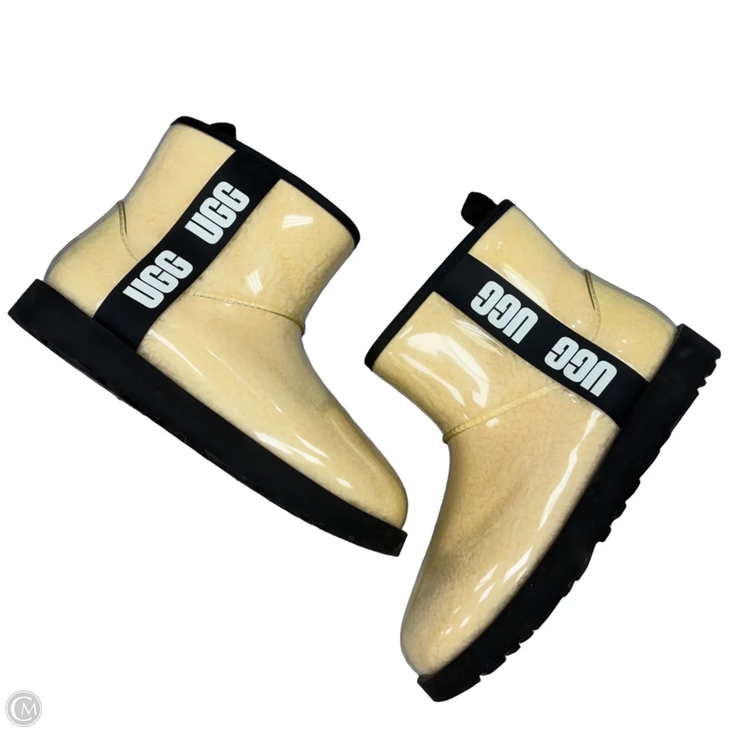 Boots Designer By Ugg In Cream, Size: 9