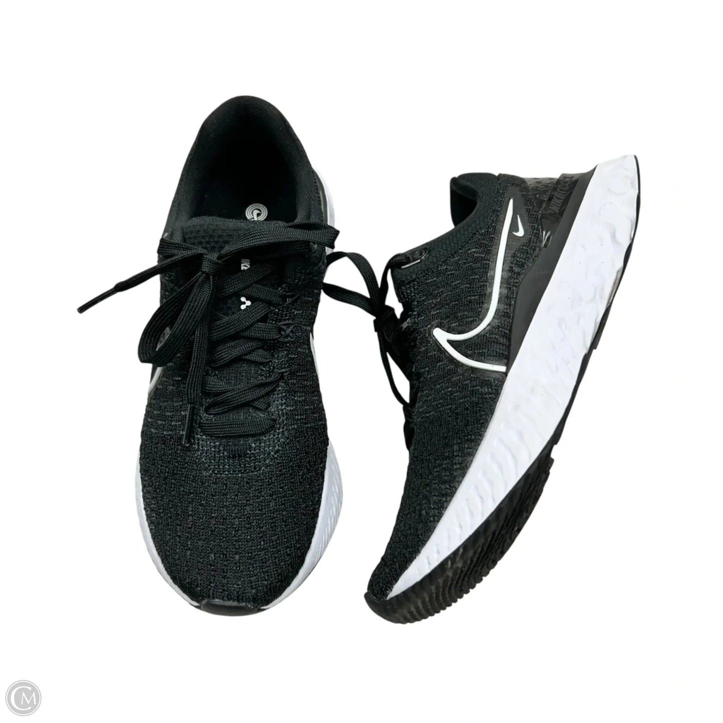 Shoes Athletic By Nike In Black & White, Size: 7