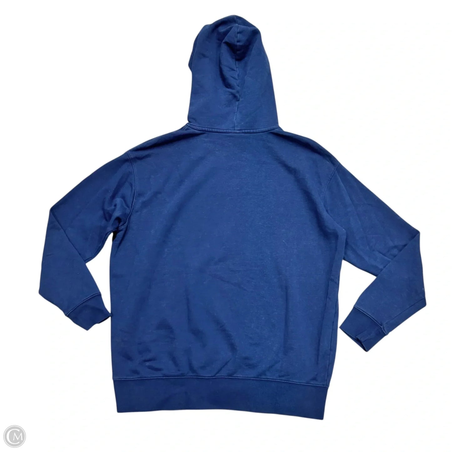 Sweatshirt Hoodie By Nike In Blue, Size: S