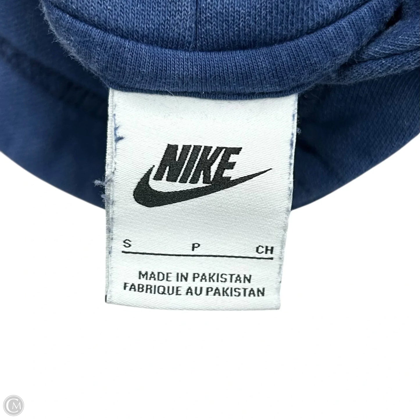 Sweatshirt Hoodie By Nike In Blue, Size: S