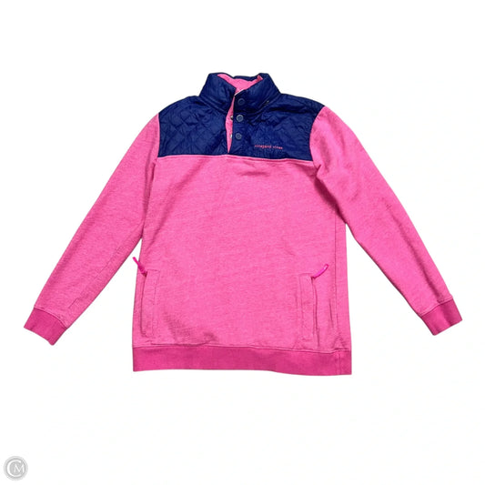 Sweatshirt Collar By Vineyard Vines In Blue & Pink, Size: Xs
