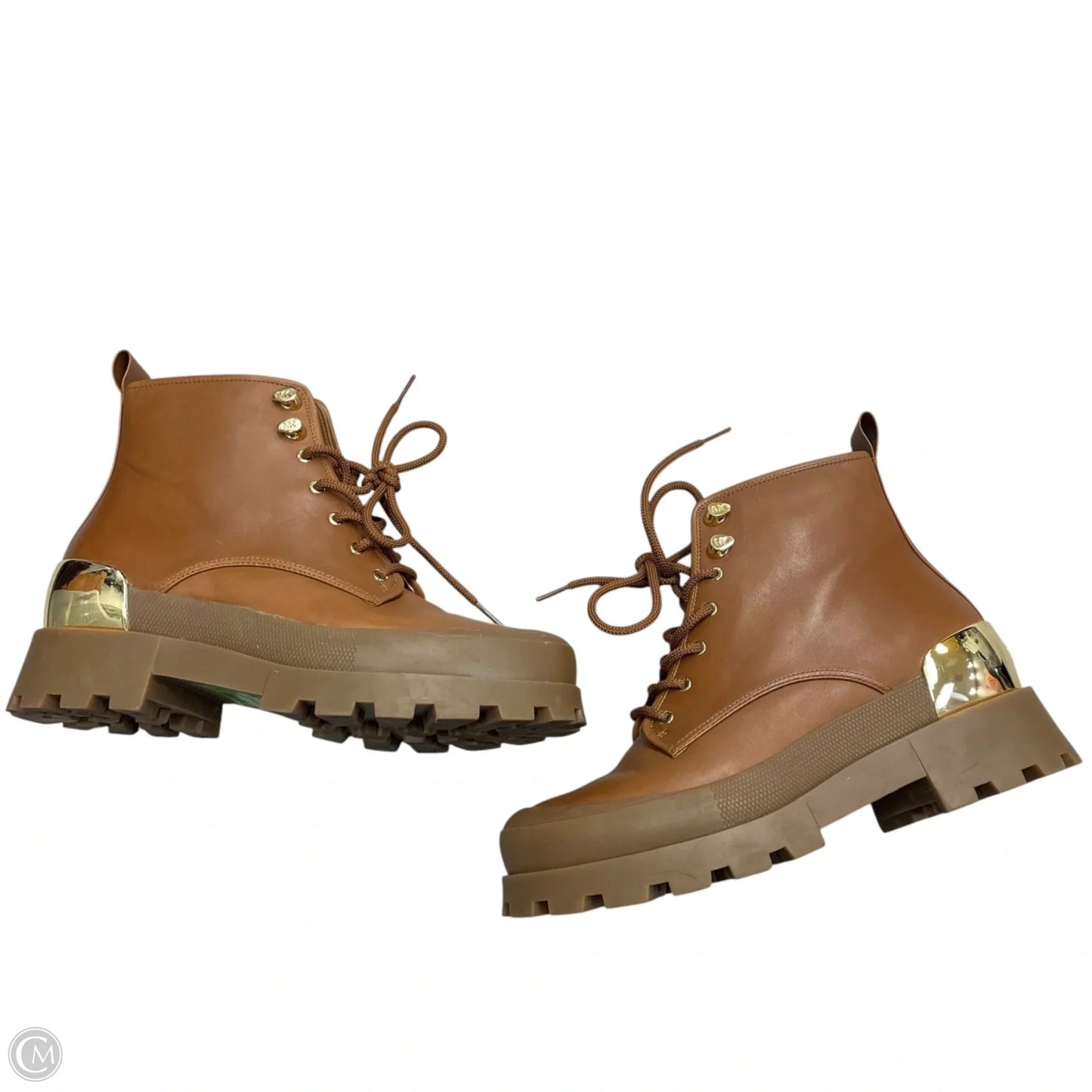 Boots Combat By Michael By Michael Kors In Tan, Size: 9