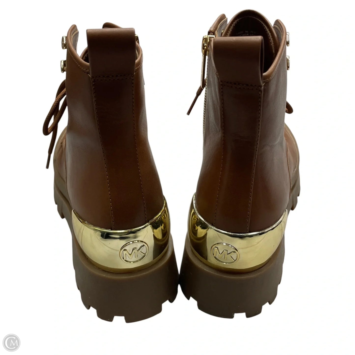Boots Combat By Michael By Michael Kors In Tan, Size: 9