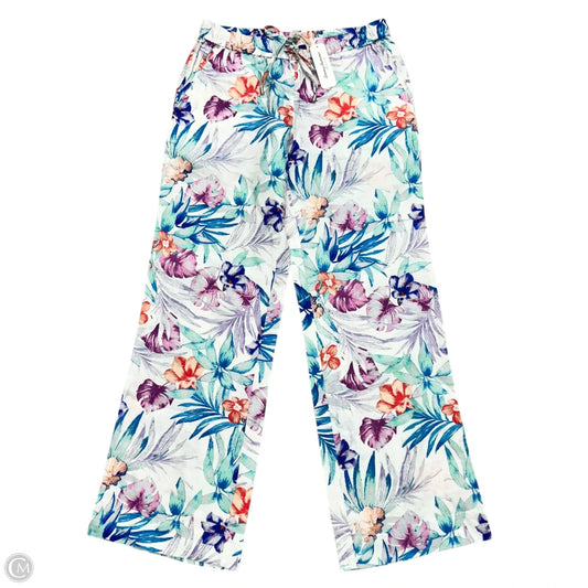 Pants Linen By Tommy Bahama In Tropical Print, Size: S