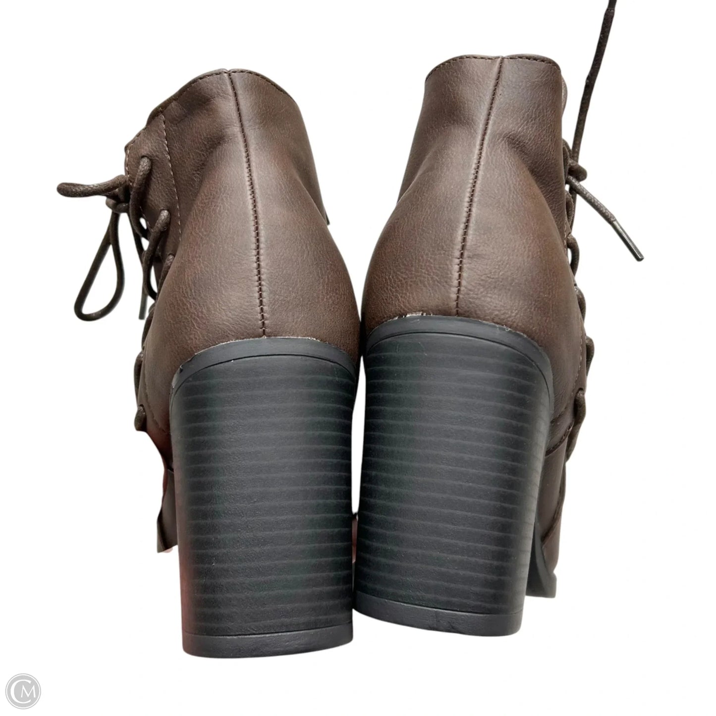 Boots Ankle Heels By Dream Pairs In Brown, Size: 10