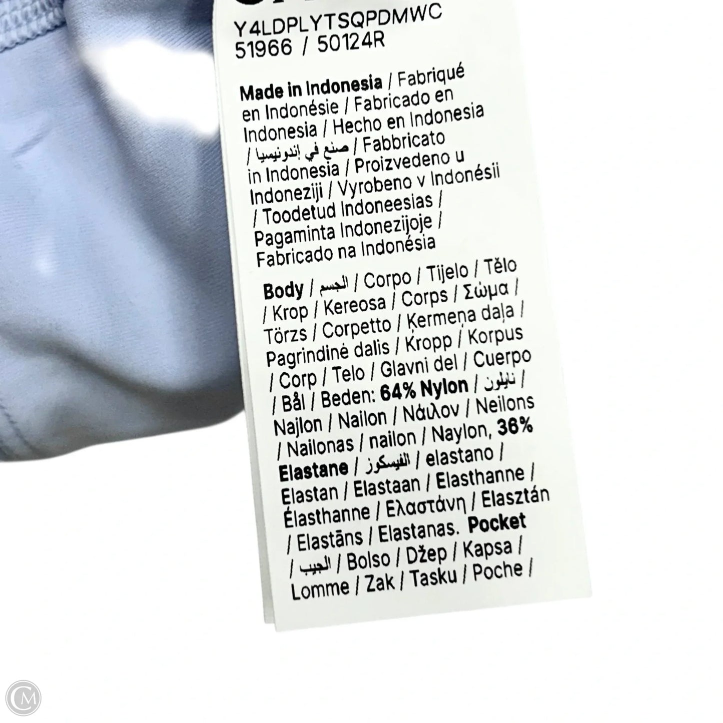 Athletic Leggings By Spanx In Blue, Size: 3x