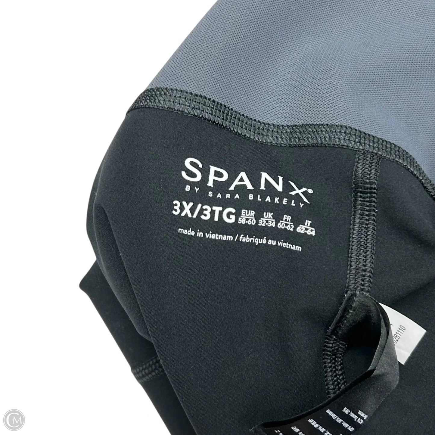 Athletic Leggings By Spanx In Black, Size: 3x