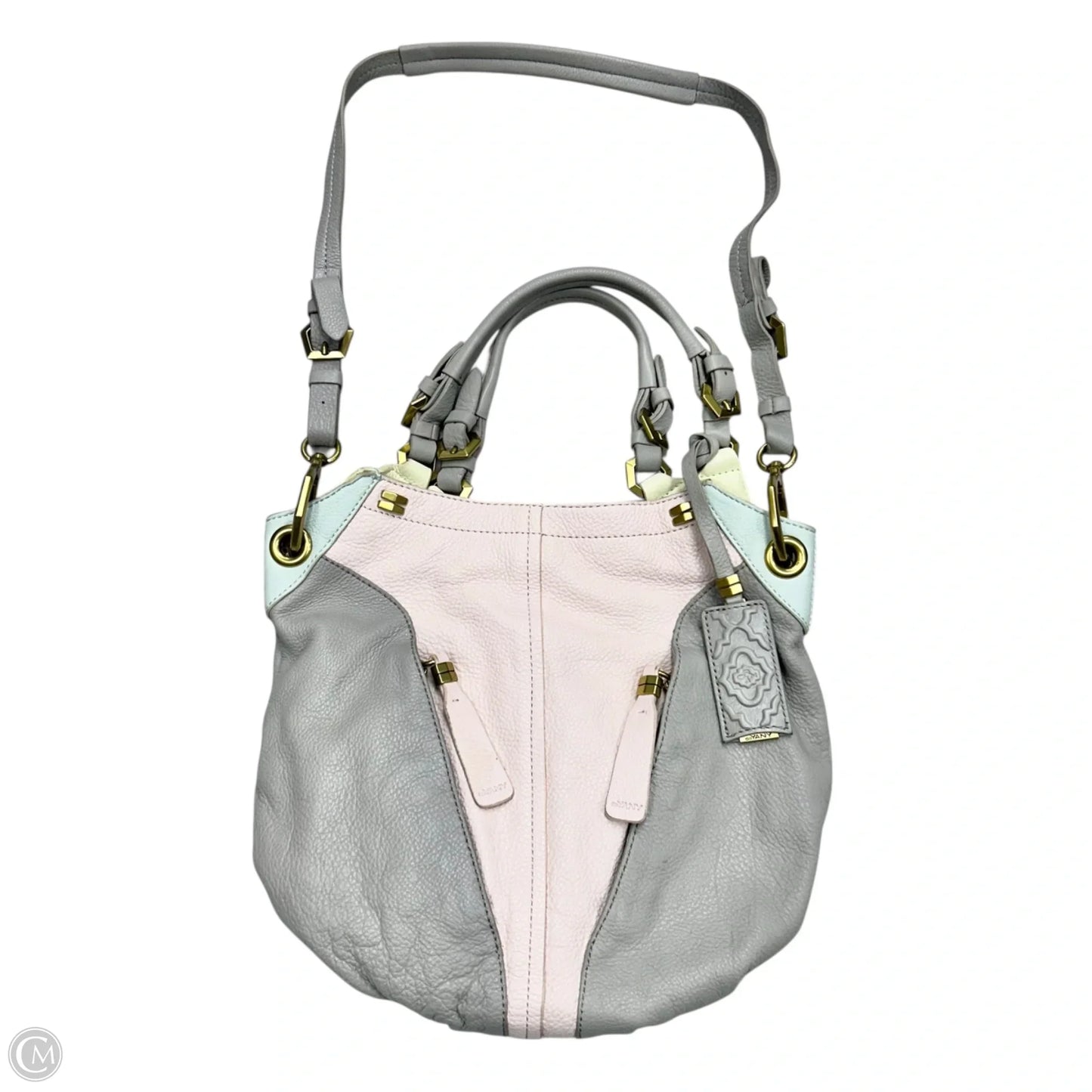 Handbag Leather By Oryany, Size: Large