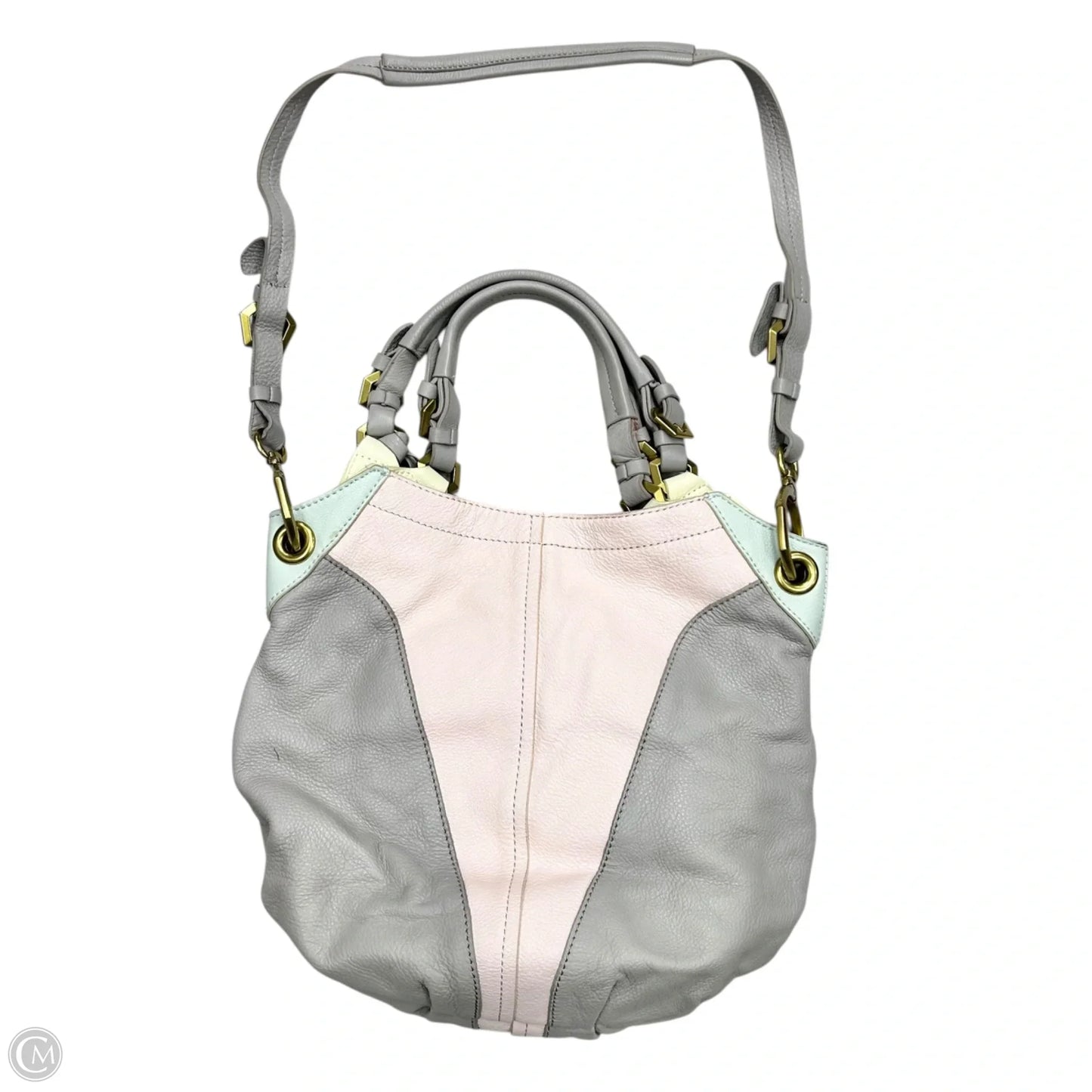 Handbag Leather By Oryany, Size: Large