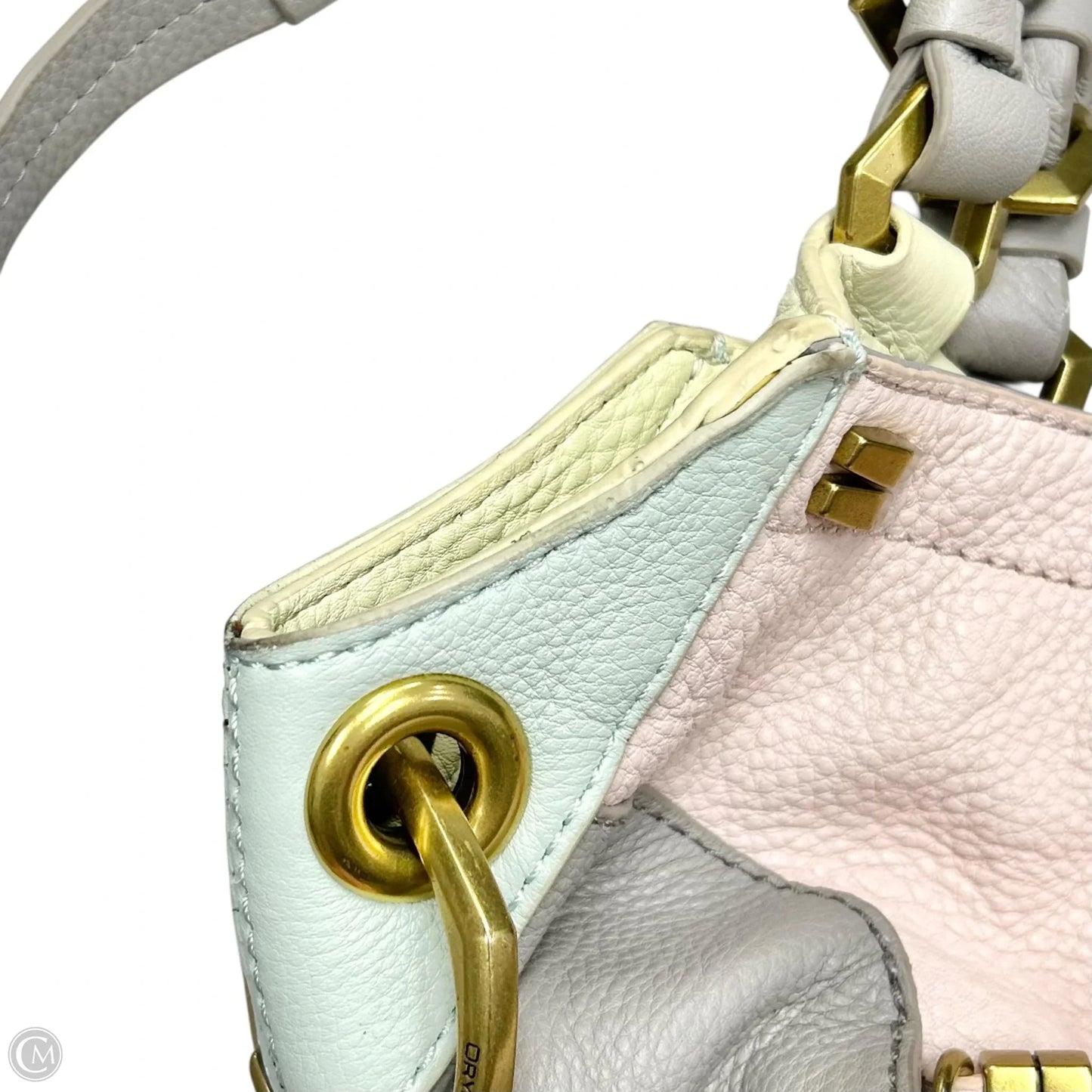 Handbag Leather By Oryany, Size: Large