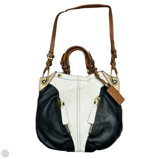 Handbag Leather By Oryany, Size: Large