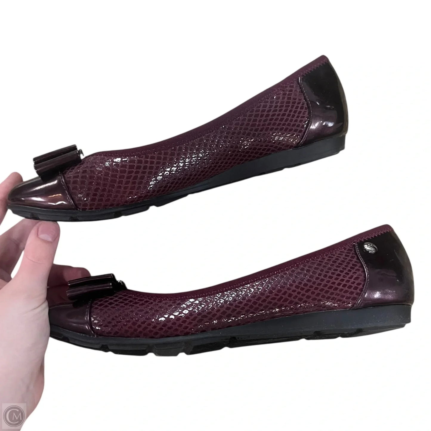Shoes Flats By Anne Klein In Maroon, Size: 6