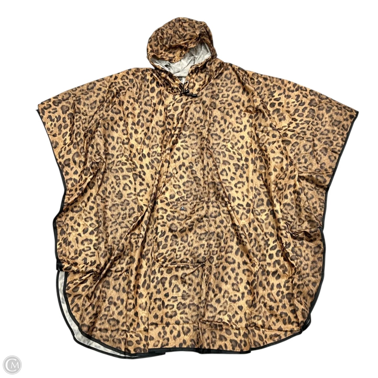 Poncho By Chicos In Leopard Print, Size: Osfm