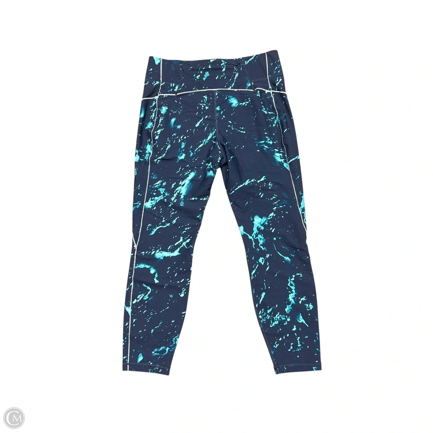 Athletic Leggings By Savage X Fenty In Tie Dye Print, Size: L