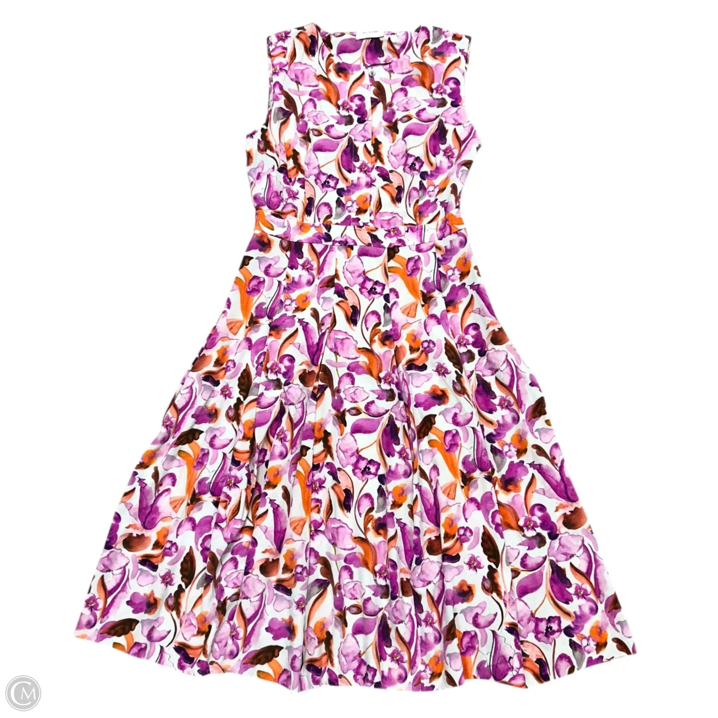 Dress Casual Midi By St. John In Floral Print, Size: S